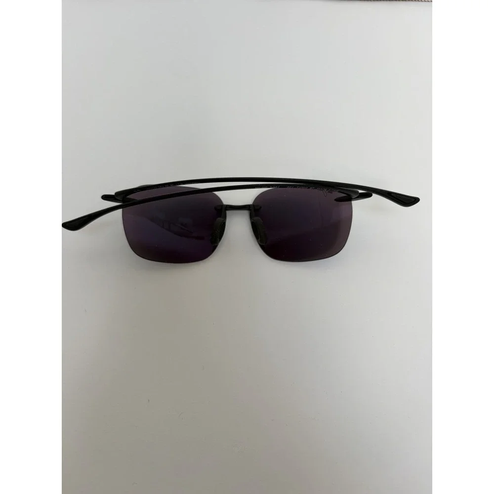 Maui Jim NIB Komohana Square Sunglasses Black Unisex-Youth Small Frame